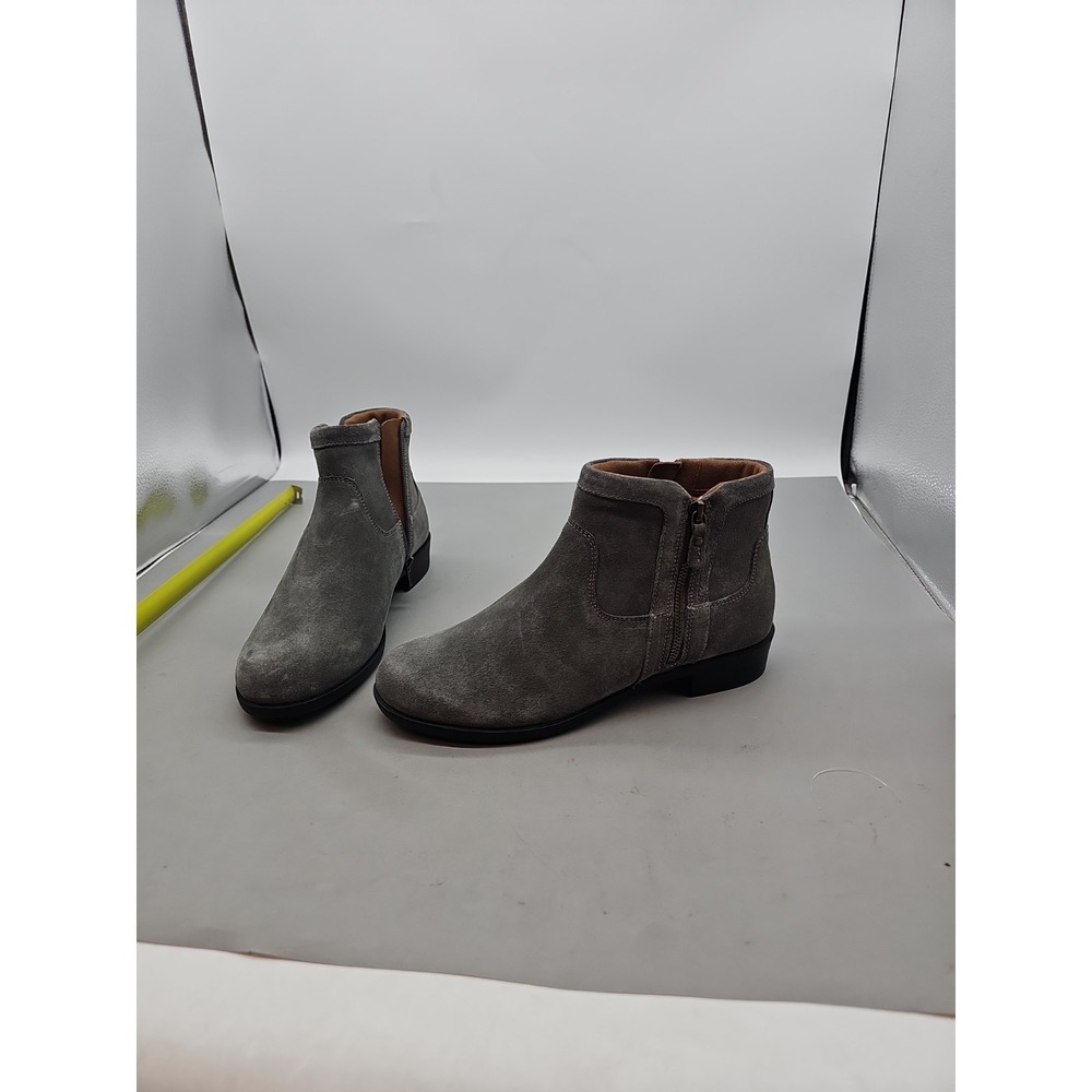 New Womens Cobb Hill Novela Boot Gray Nubuck Leather Shoes Size 10 M